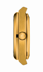 Tissot PRX Powermatic 80 Gold Dial Gold Steel Strap Watch for Men - T137.207.33.021.00