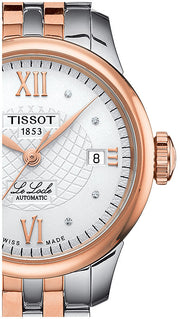 Tissot Le Locle Automatic Lady Silver Dial Two Tone Steel Strap Watch For Women - T41.2.183.16