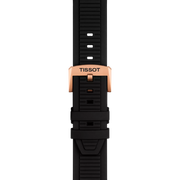 Tissot T Race Chronograph Black Dial Black Rubber Strap Watch For Men - T141.417.37.051.00