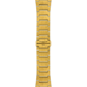 Tissot PRX Powermatic 80 Gold Dial Gold Steel Strap Watch for Men - T137.407.33.021.00