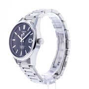 Tag Heuer Carrera Automatic Black Dial Silver Steel Strap Watch for Men - WAR211A.BA0782