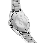 Tag Heuer Aquaracer Diamonds White Mother of Pearl Dial Silver Steel Strap Watch for Women - WBD1315.BA0740