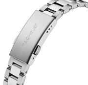 Tag Heuer Aquaracer Quartz Black Dial Silver Steel Strap Watch for Women - WBD1410.BA0741