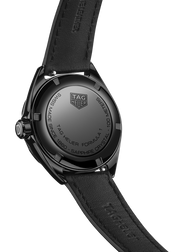 Tag Heuer Formula 1 Diamonds Black Dial Black Leather Strap Watch for Women - WBJ1417.FC8234