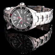 Tag Heuer Formula 1 Senna Limited Edition Black Dial Silver Steel Strap Watch for Men - WAZ1012.BA0883