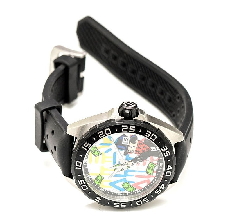 Tag Heuer Formula 1 Alec Monopoly White Dial Watch for Men - WAZ1119.FT8023