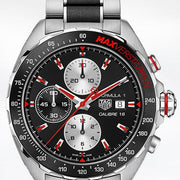 Tag Heuer Formula 1 Calibre 16 Max Verstappen Limited Edition Black Dial Two Tone Steel Strap Watch for Men - CAZ2018.BA0970