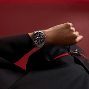Tudor Black Bay Black Dial Silver Steel Strap Watch for Men - M7941A1A0NU-0003