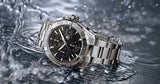 Tag Heuer Aquaracer Automatic Chronograph Black Dial Silver Steel Strap Watch for Men - CAY2110.BA0927