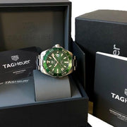 Tag Heuer Aquaracer Green Dial Watch for Men - WAY201S.BA0927