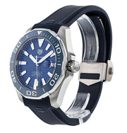 Tag Heuer Aquaracer Calibre 5 Automatic Blue Dial Blue Rubber Strap Watch for Men - WAY201B.FT6150