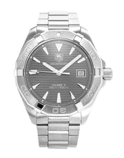 Tag Heuer Aquaracer Automatic Anthracite Grey Dial Silver Steel Strap Watch for Men - WAY2113.BA0928