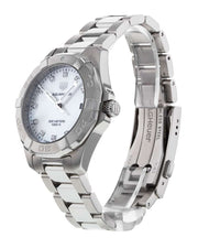 Tag Heuer Aquaracer White Mother of Pearl Dial Watch for Women - WBD1314.BA0740