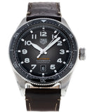 Tag Heuer Autavia Automatic Grey Dial Brown Leather Strap Watch for Men - WBE5114.FC8266