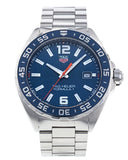 Tag Heuer Formula 1 Quartz Blue Dial Silver Steel Strap Watch for Men - WAZ1010.BA0842