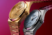 Tissot PRX Powermatic 80 Gold Dial Gold Steel Strap Watch for Men - T137.207.33.021.00