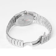 Tissot PRX Quartz Black Dial Silver Steel Strap Watch For Men - T137.410.11.051.00
