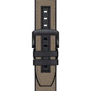 Tissot Supersport Chrono Black Dial Beige Nylon Strap Watch For Men - T125.617.37.051.01