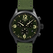 Tissot Chrono XL Green Dial Green NATO Strap Watch For Men - T116.617.37.097.00