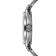 Tissot T Lady Flamingo Mother of Pearl Blue Dial Silver Steel Strap Watch for Women - T094.210.11.126.00