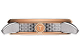 Tissot T Classic Luxury Powermatic 80 Black Dial Silver Steel Strap Watch For Men - T086.407.22.067.00