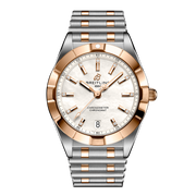 Breitling Chronomat B02 18K Red Gold White Dial Two Tone Steel Strap Watch for Men - U77310101A2U1
