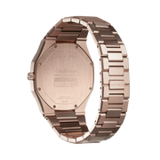 D1 Milano Ultra Thin Rose Gold Dial Rose Gold Steel Strap Watch for Women - D1-UTBL04