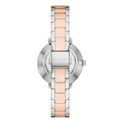 Michael Kors Pyper Quartz Mother of Pearl White Dial Two Tone Steel Strap Watch For Women - MK1066