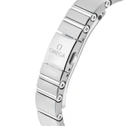Omega Constellation Manhattan Quartz Diamonds Blue Dial Silver Steel Strap Watch for Women - 131.15.25.60.53.001