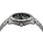 Tag Heuer Aquaracer Professional 200 Solargraph Quartz Black Dial Silver Steel Strap Watch for Men - WBP1180.BF0000