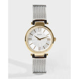 Guess Soho Diamonds Silver Dial Silver Mesh Bracelet Watch for Women - W0638L7