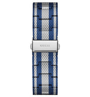 Guess Richmond Blue Dial Two Tone Mesh Bracelet Watch for Men - W1179G1