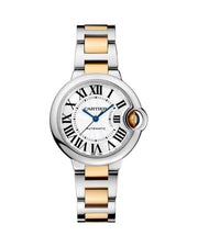 Cartier Ballon Bleu de Cartier Silver Dial Two Tone Steel Strap Watch for Women - W2BB0030