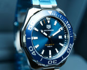 Tag Heuer Aquaracer Blue Dial Watch for Men - WAY101C.BA0746