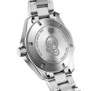 Tag Heuer Aquaracer Automatic Black Dial Silver Steel Strap Watch for Men - WAY2010.BA0927