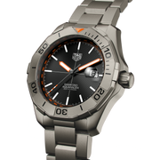 Tag Heuer Aquaracer Calibre 5 Bamford Limited Edition Black Dial Grey Steel Strap Watch for Men - WAY208C.FC6383