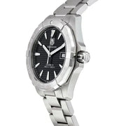 Tag Heuer Aquaracer Automatic Black Dial Silver Steel Strap Watch for Men - WAY2110.BA0928