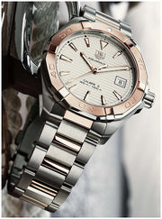 Tag Heuer Aquaracer White Dial Watch for Men - WAY1150.BD0911
