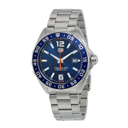 Tag Heuer Formula 1 Quartz Blue Dial Silver Steel Strap Watch for Men - WAZ1010.BA0842