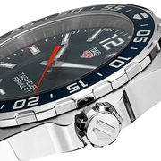 Tag Heuer Formula 1 Quartz Blue Dial Silver Steel Strap Watch for Men - WAZ1010.BA0842