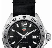 Tag Heuer Formula 1 Quartz Black Dial Black NATO Strap Watch for Men - WAZ1015.FC8198