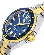 Tag Heuer Formula 1 Analog Blue Dial Two Tone Steel Strap Watch for Men - WAZ1120.BB0879