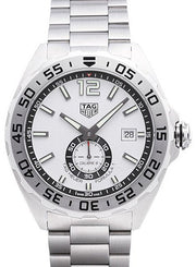 Tag Heuer Formula 1  Calibre 6 Automatic White Dial Silver Steel Strap Watch for Men - WAZ2013.BA0842