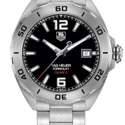 Tag Heuer Formula 1 Automatic Black Dial Silver Steel Strap Watch for Men - WAZ2113.BA0875