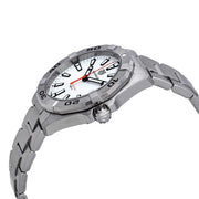 Tag Heuer Aquaracer Quartz White Dial Silver Steel Strap Watch for Men - WBD1111.BA0928