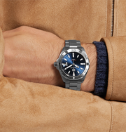 Tag Heuer Aquaracer Automatic Blue Dial Silver Steel Strap Watch for Men - WBD2112.BA0928