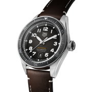 Tag Heuer Autavia Automatic Grey Dial Brown Leather Strap Watch for Men - WBE5114.FC8266