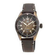 Tag Heuer Autavia Brown Dial Brown Leather Strap Watch for Men - WBE5191.FC8276