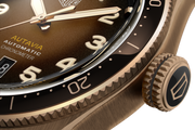 Tag Heuer Autavia Brown Dial Brown Leather Strap Watch for Men - WBE5191.FC8276