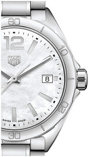 Tag Heuer Formula 1 Mother of Pearl White Dial Silver Steel Strap Watch for Women - WBJ1318.BA0666